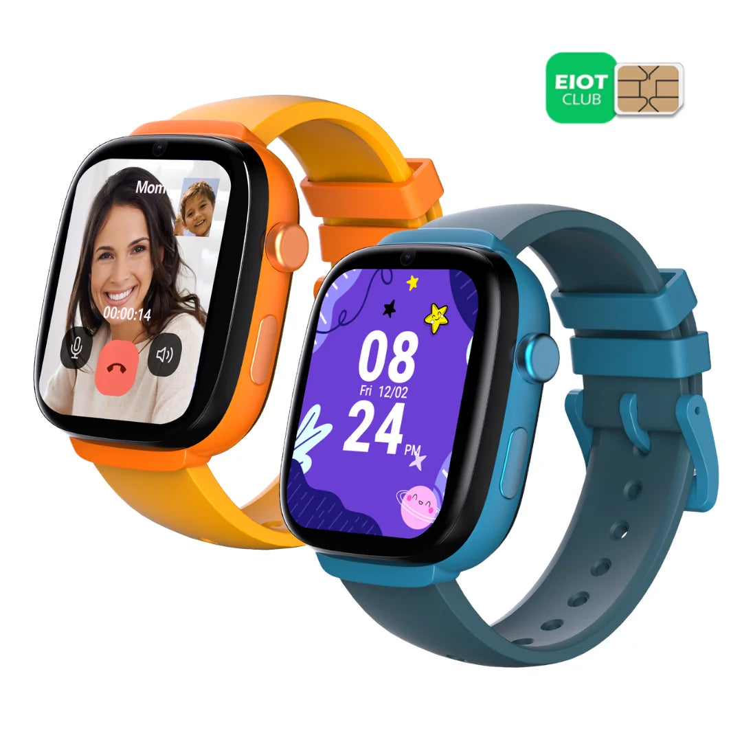 EIOTMART Kids 4G GPS Smartwatch With Calling And Parental Controls