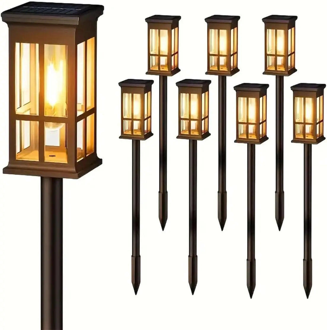 Solar LED Pathway Light Waterproof Outdoor Landscape Lighting