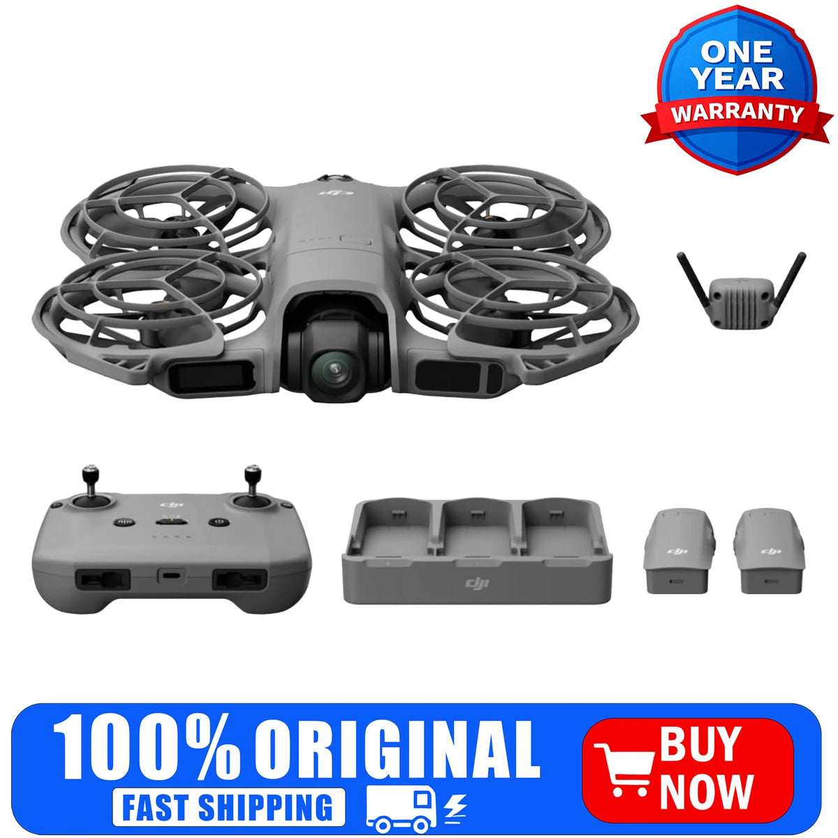 DJI Neo 2 Fly More Combo Includes 4K Camera Drone