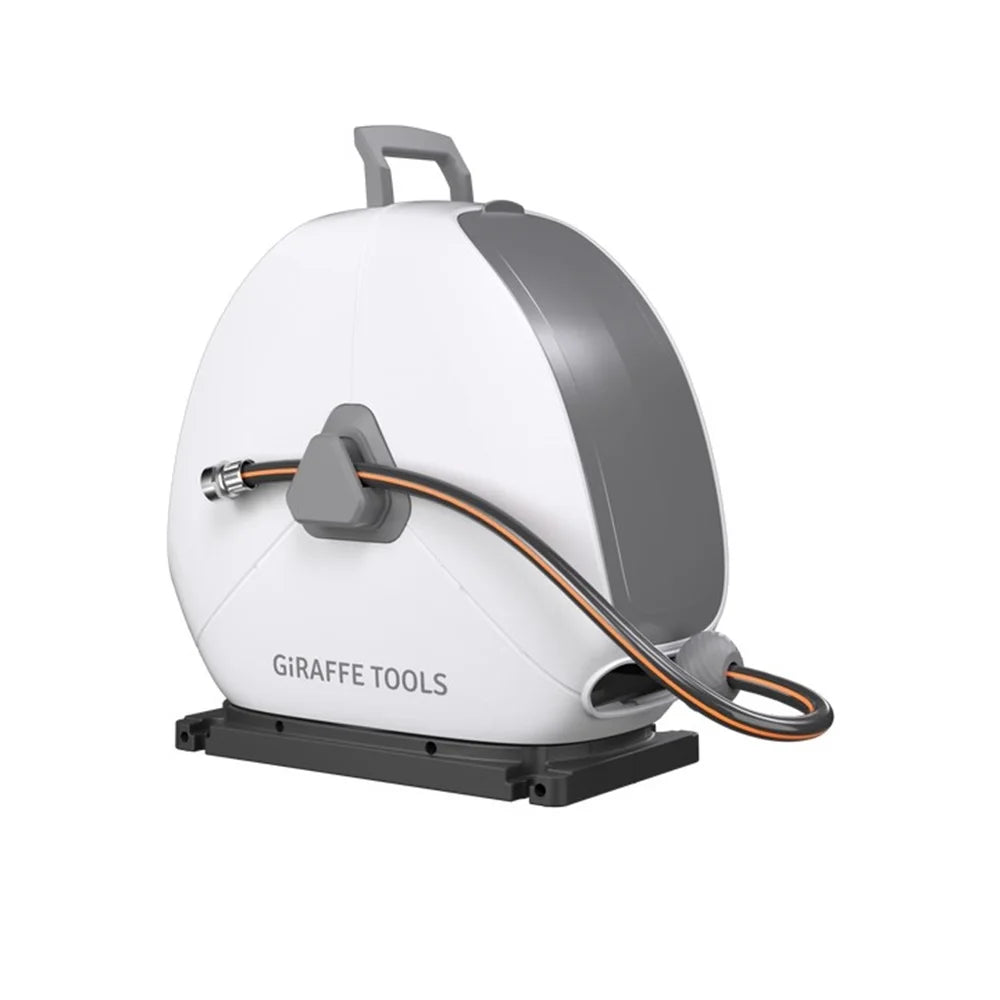Giraffe Tools Retractable Automatic Rewind Garden Hose Reel Swivel Base