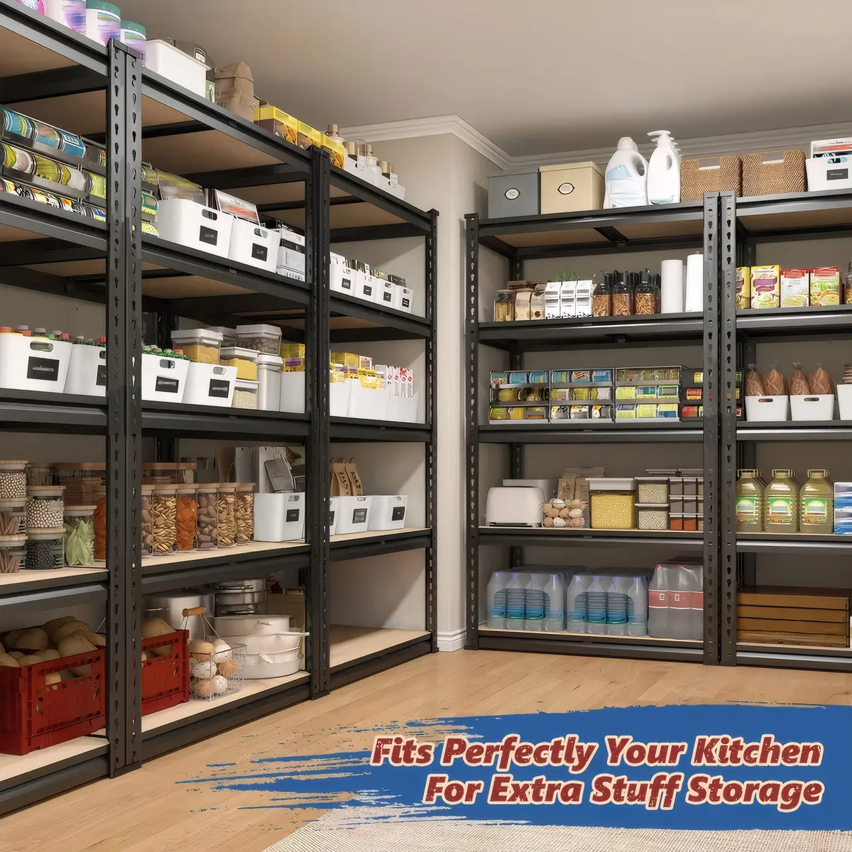 Sarenzoon Heavy Duty Adjustable Garage Shelving Storage Rack