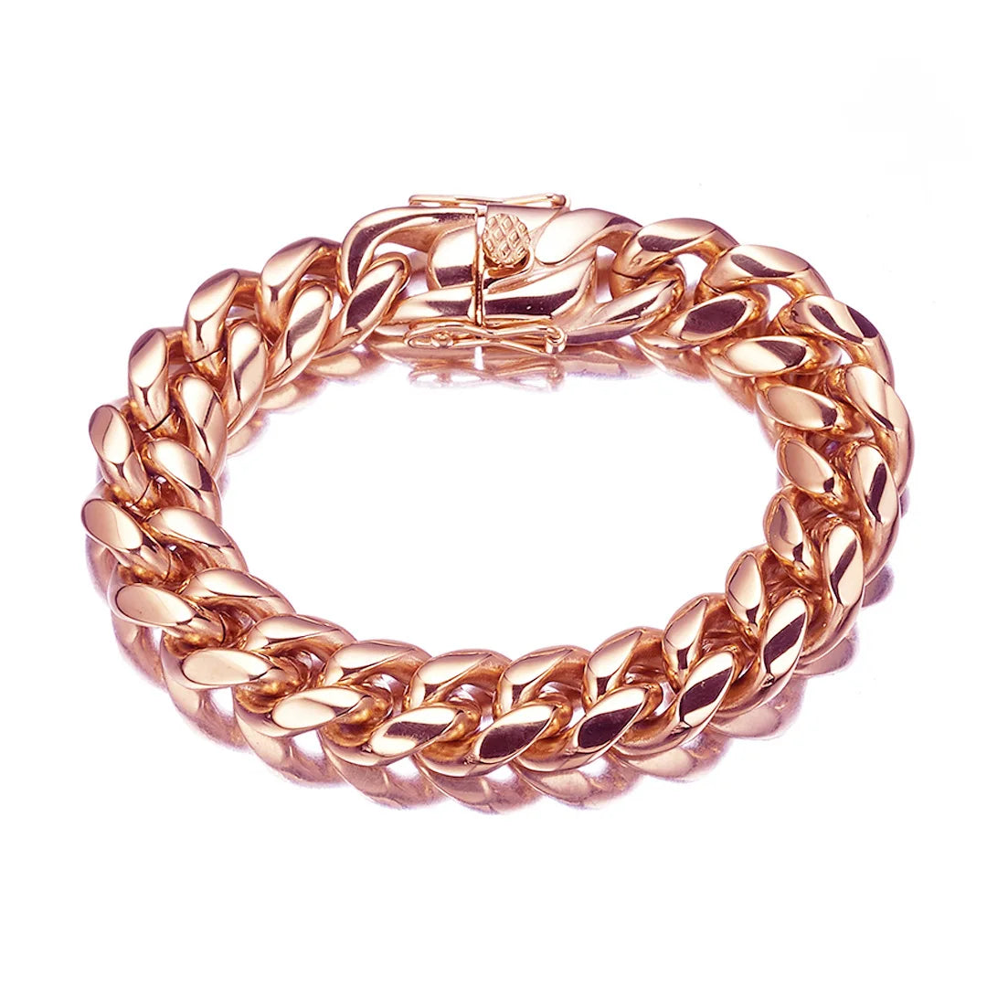 Unisex Havana Style Stainless Steel Link Chain Necklace For Men And Women