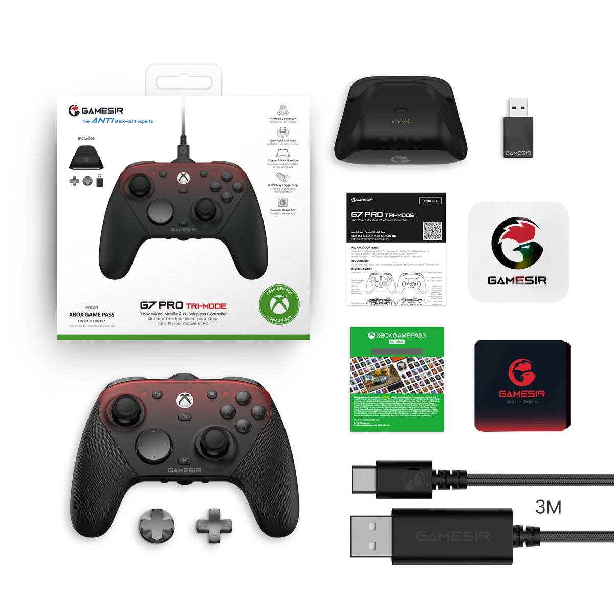 GameSir G7 Pro Wireless Xbox Controller With TMR Sticks