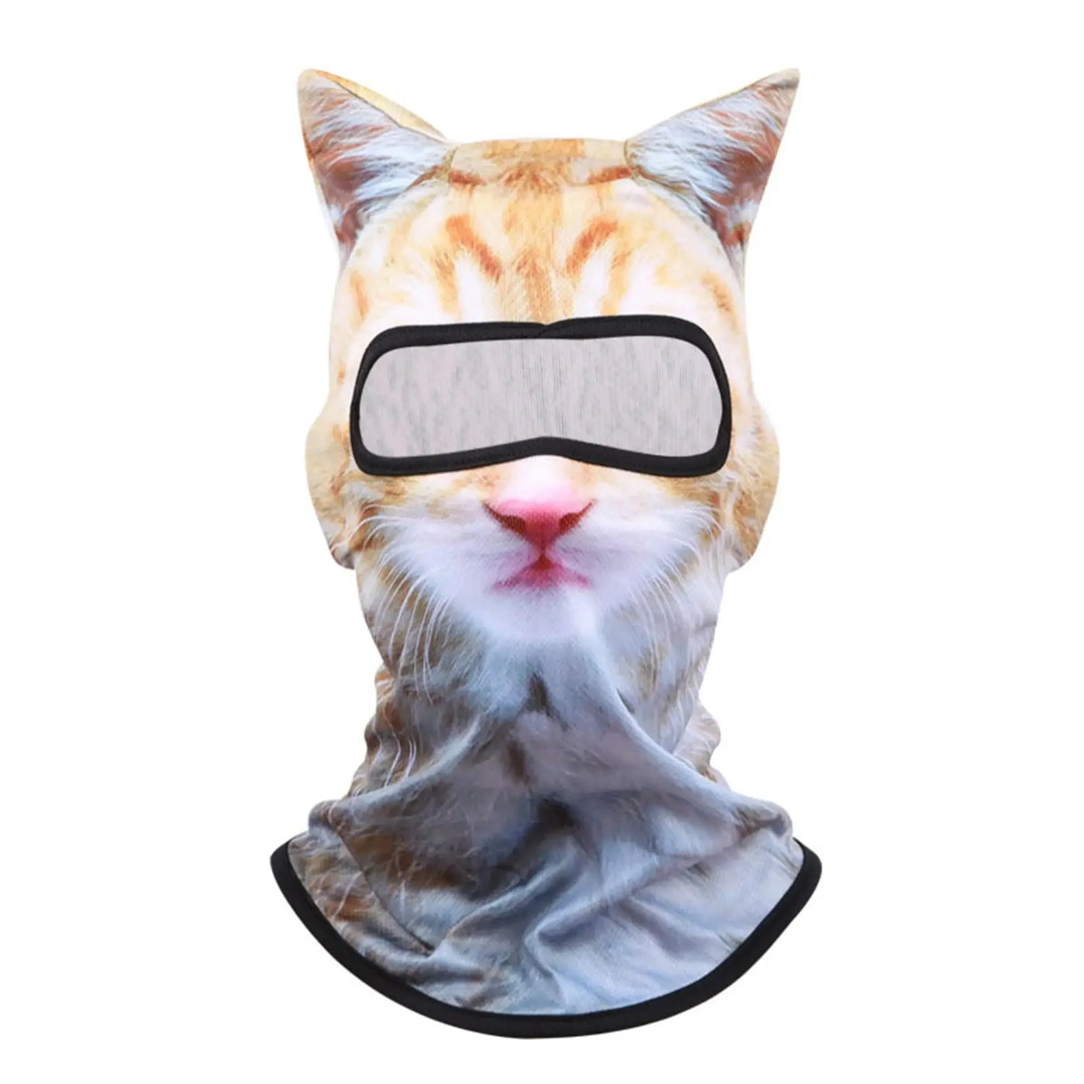 Cute 3D Cat Full Face Balaclava Hood for Winter Sports