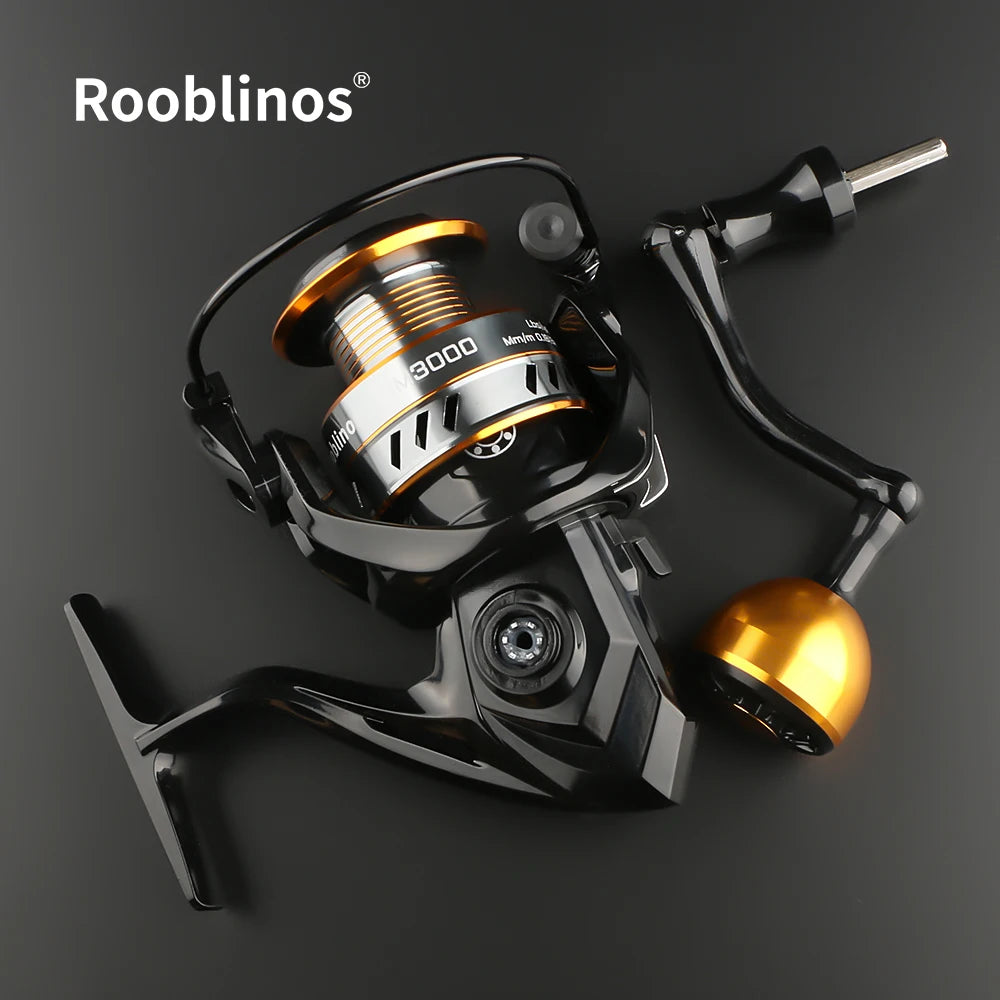 Rooblinos HM Spinning Fishing Reel With Metal Bearings