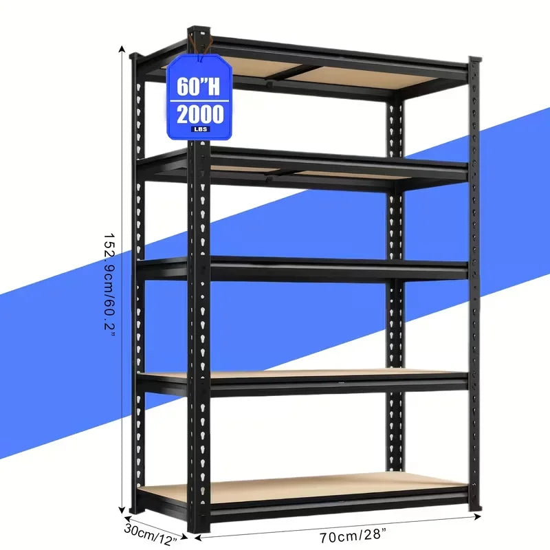 Sarenzoon Heavy Duty Adjustable Garage Shelving Storage Rack