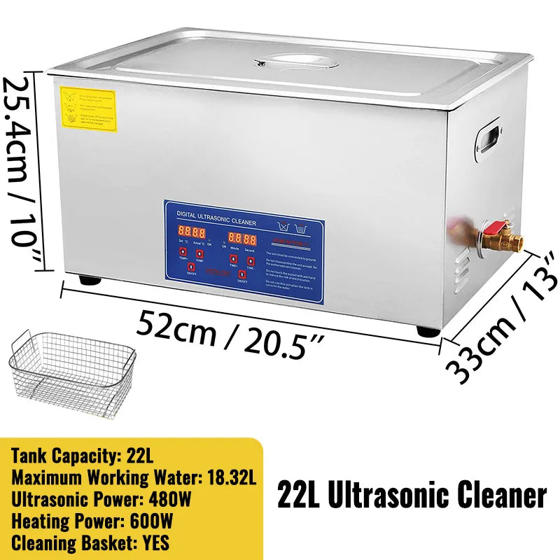 SucceBuy Ultrasonic Cleaner Portable Household Cleaning Machine