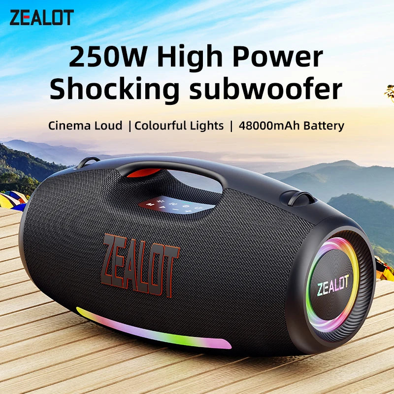 ZEALOT Waterproof Portable Bluetooth Speaker With Powerful Deep Bass