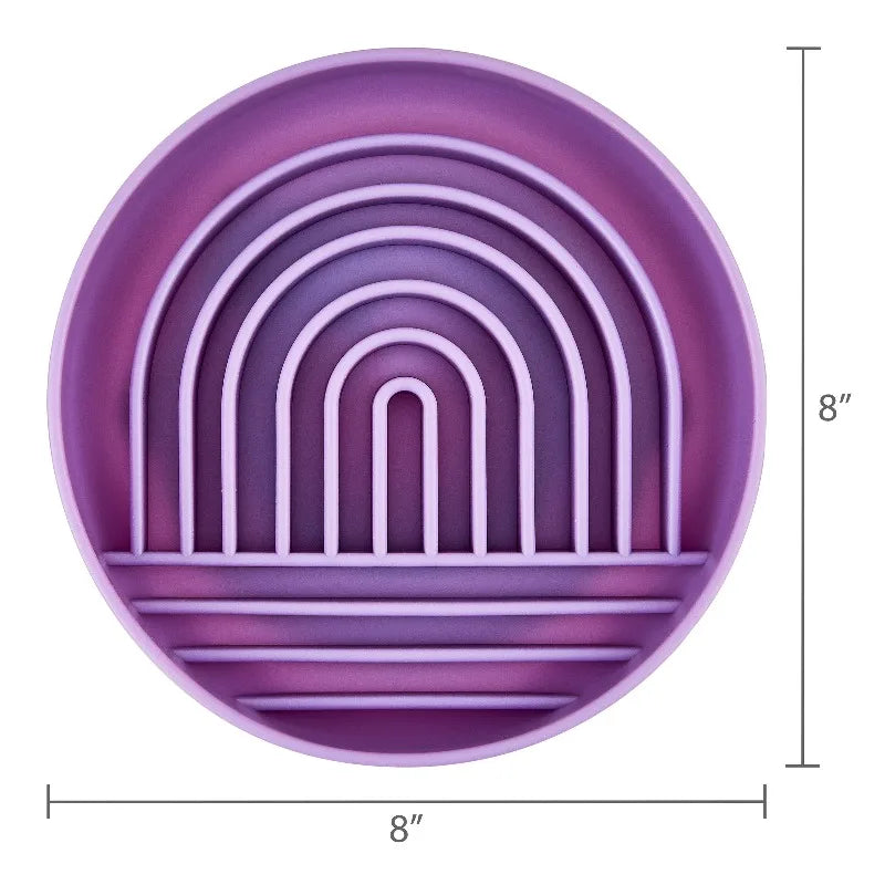Silicone Slow Feeder Bowl for Pets Promotes Healthy Mealtime