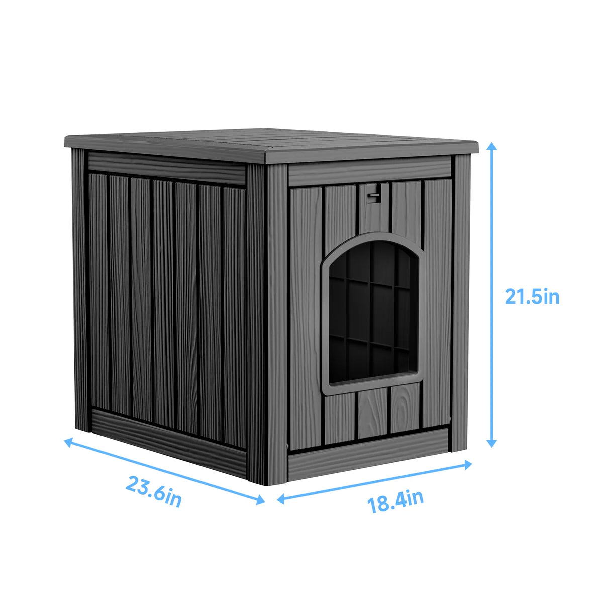 Waterproof Resin Cat House End Table For Indoor Outdoor Pets