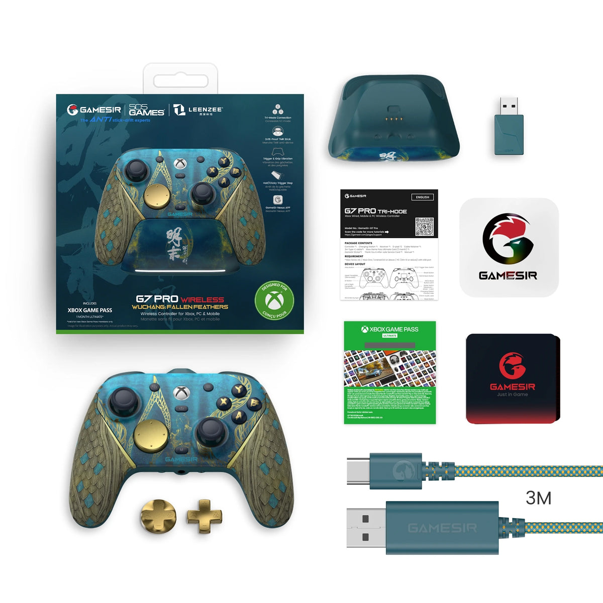 GameSir G7 Pro Wuchang Wireless Xbox Controller With Charging Dock