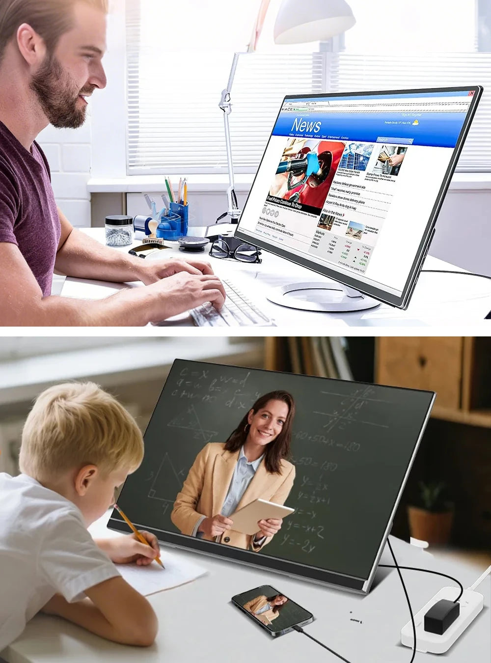 UPERFECT UColor Apex Portable 4K Gaming Monitor With QLED Display