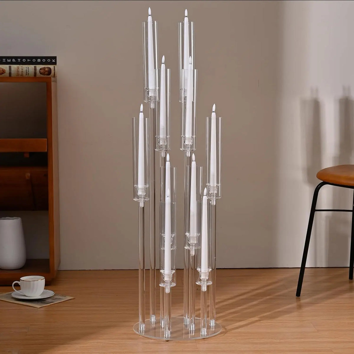 Acrylic Floor Candelabra Centerpiece For Weddings And Events