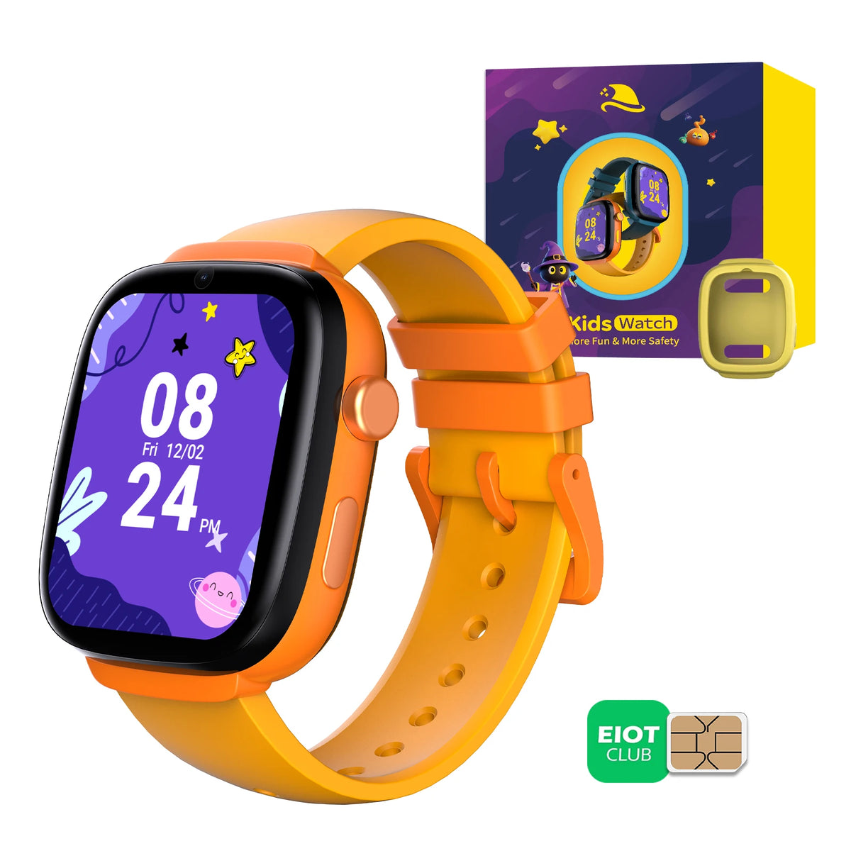 EIOTMART Kids 4G GPS Smartwatch With Calling And Parental Controls