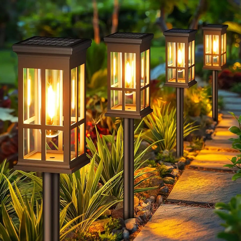 Solar LED Pathway Light Waterproof Outdoor Landscape Lighting