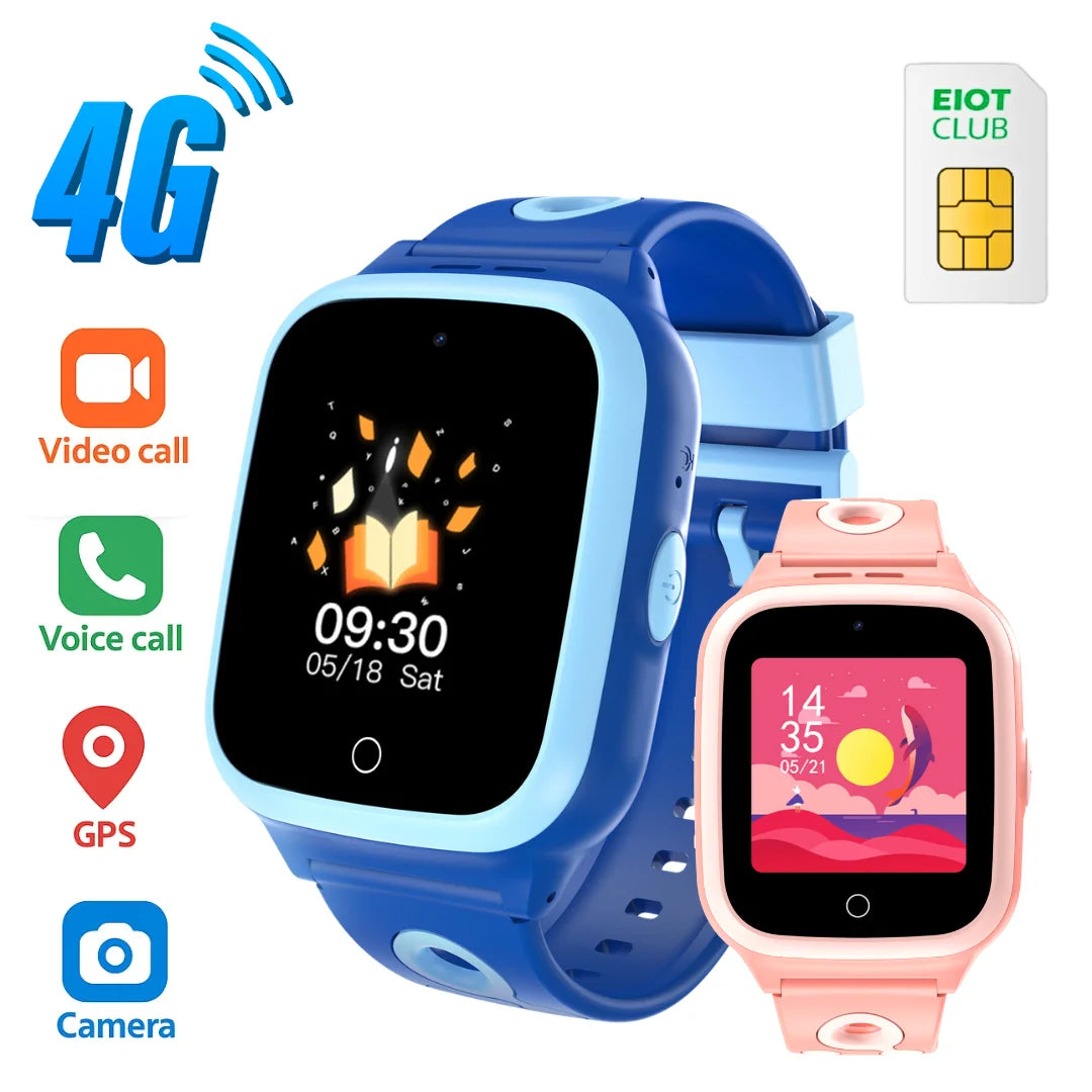 Kids 4G Smartwatch With GPS Video Calling and Safety Features