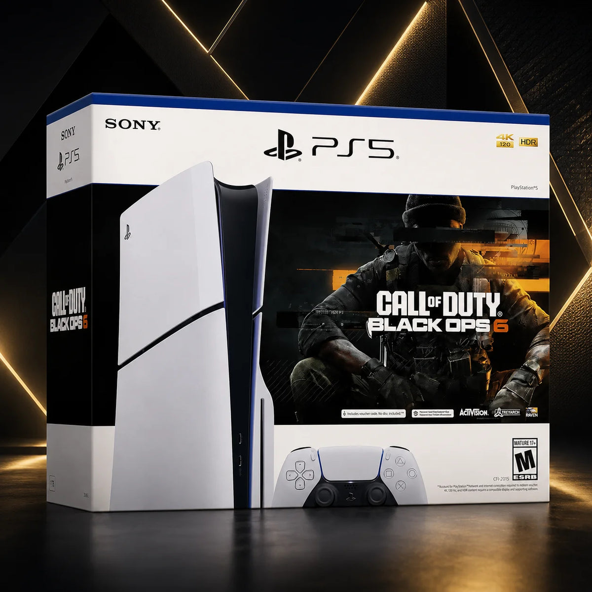 Sony PS5 Slim Disc Console With Black Ops Six Bundle