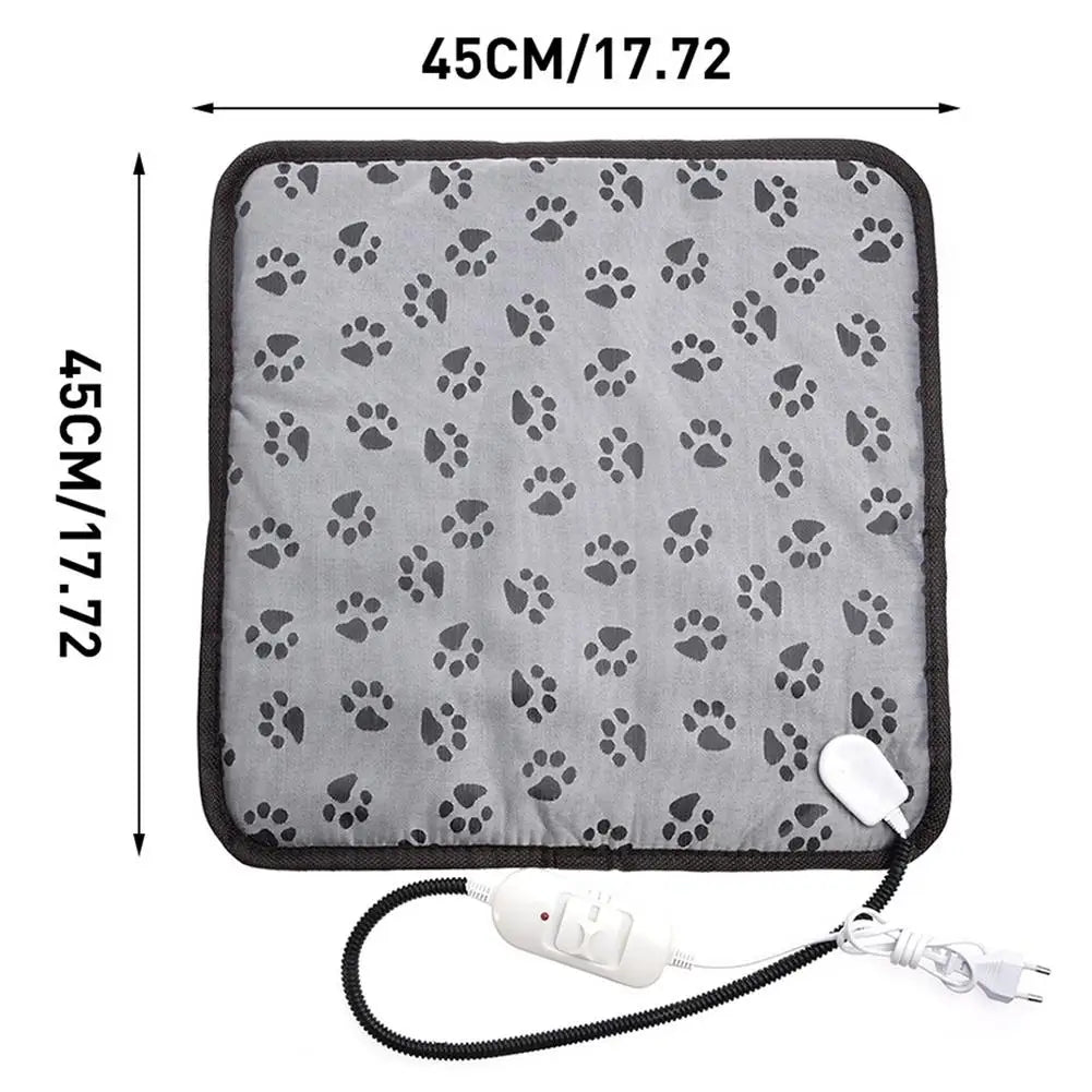 Electric Waterproof Pet Heating Pad Adjustable Temperature For Dogs Cats