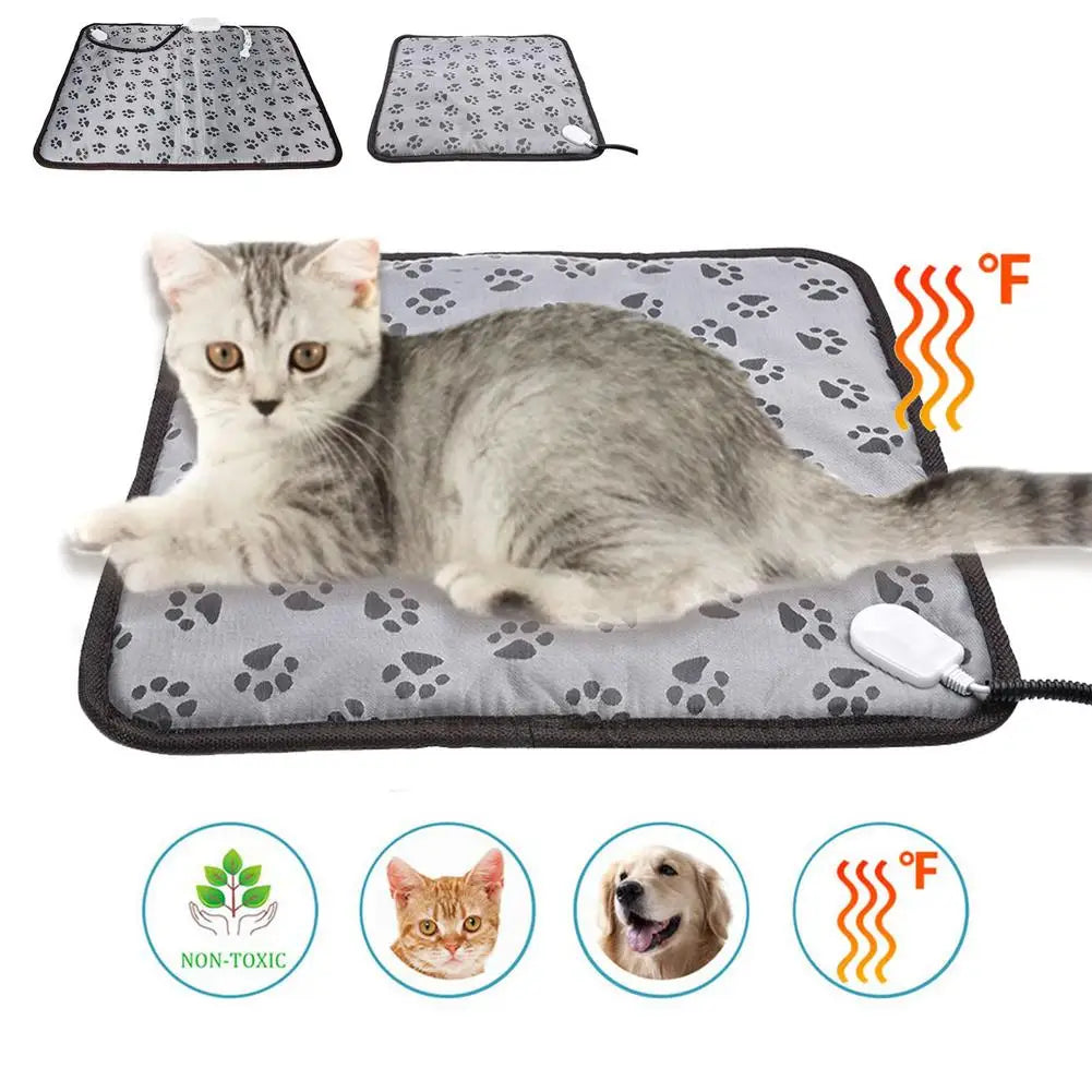 Electric Waterproof Pet Heating Pad Adjustable Temperature For Dogs Cats