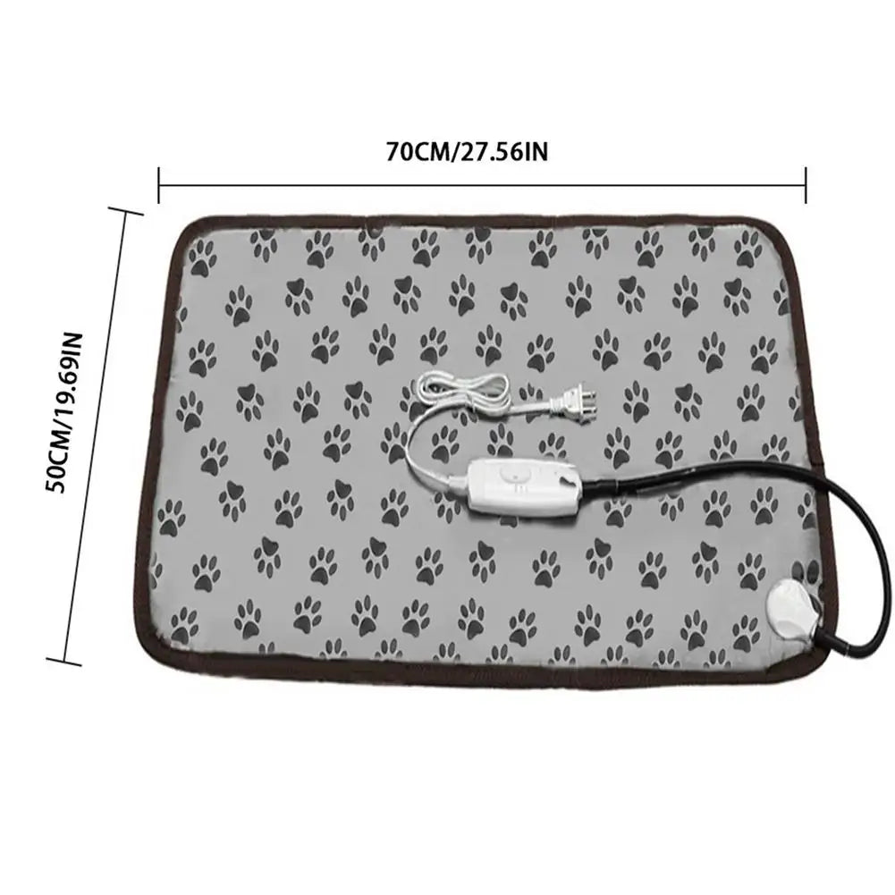 Electric Waterproof Pet Heating Pad Adjustable Temperature For Dogs Cats