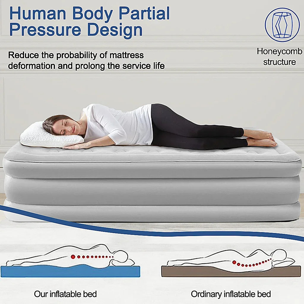 Automatic Inflatable Camping Mattress With Built In Pump