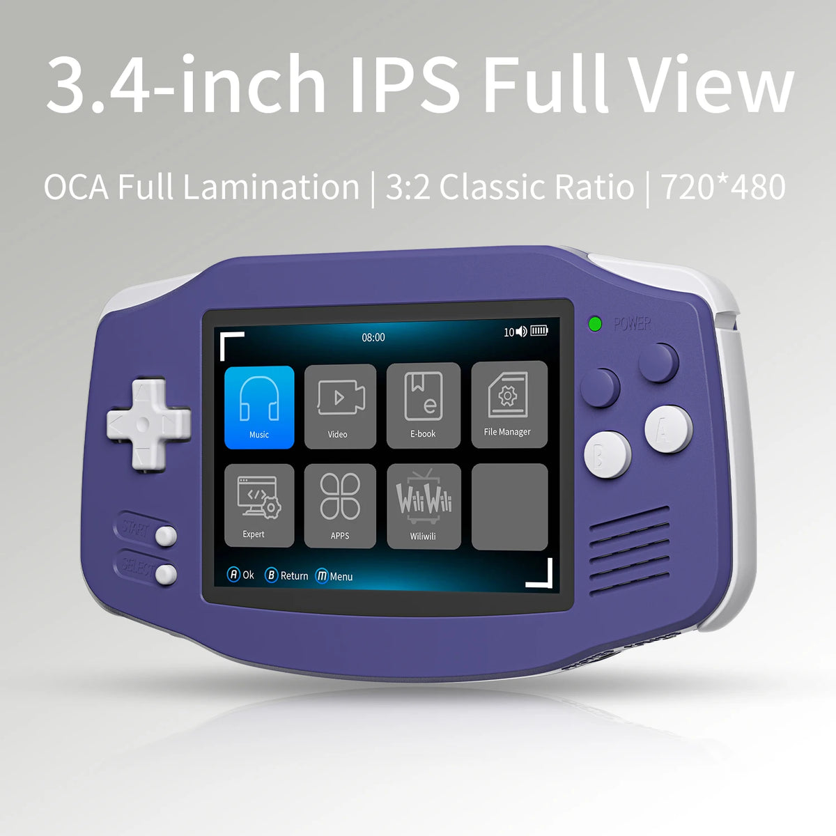 Anbernic Rg34XX Retro Handheld Gaming Console With WiFi Bluetooth