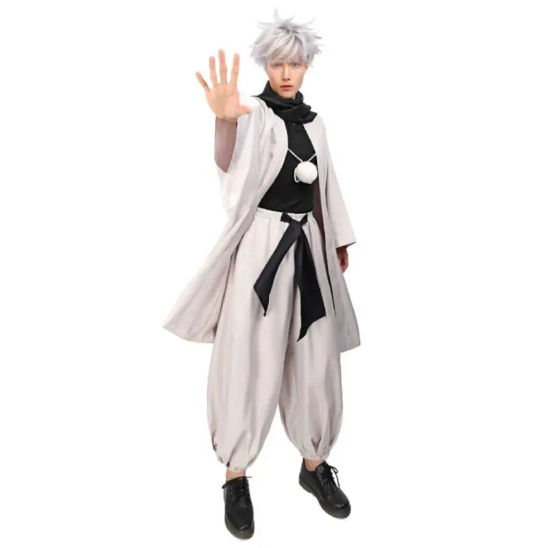 DAZCOS Men's Toji Fushiguro Cosplay Costume Top And Pants Set