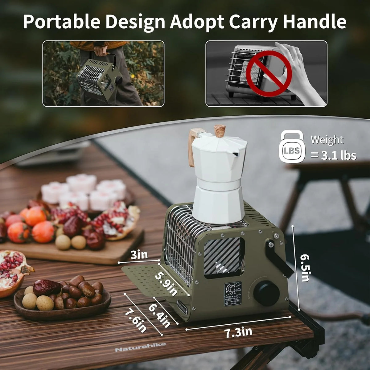 Naturehike Portable Indoor Outdoor Cassette Heating Stove