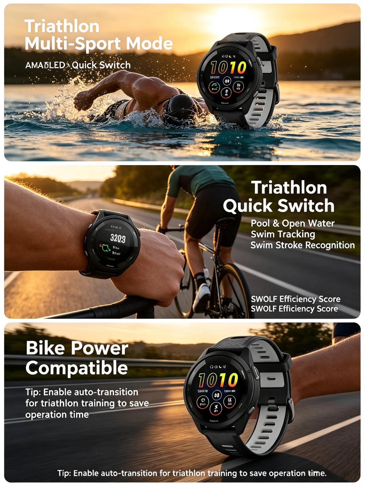 Garmin Forerunner 265 Smartwatch Featuring Multiband Navigation Health Tracker