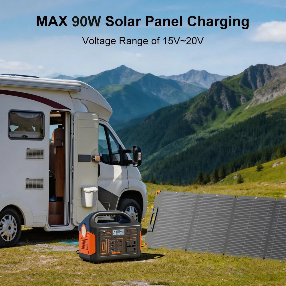 GaiaRay Portable Solar Generator With LiFePO4 Battery