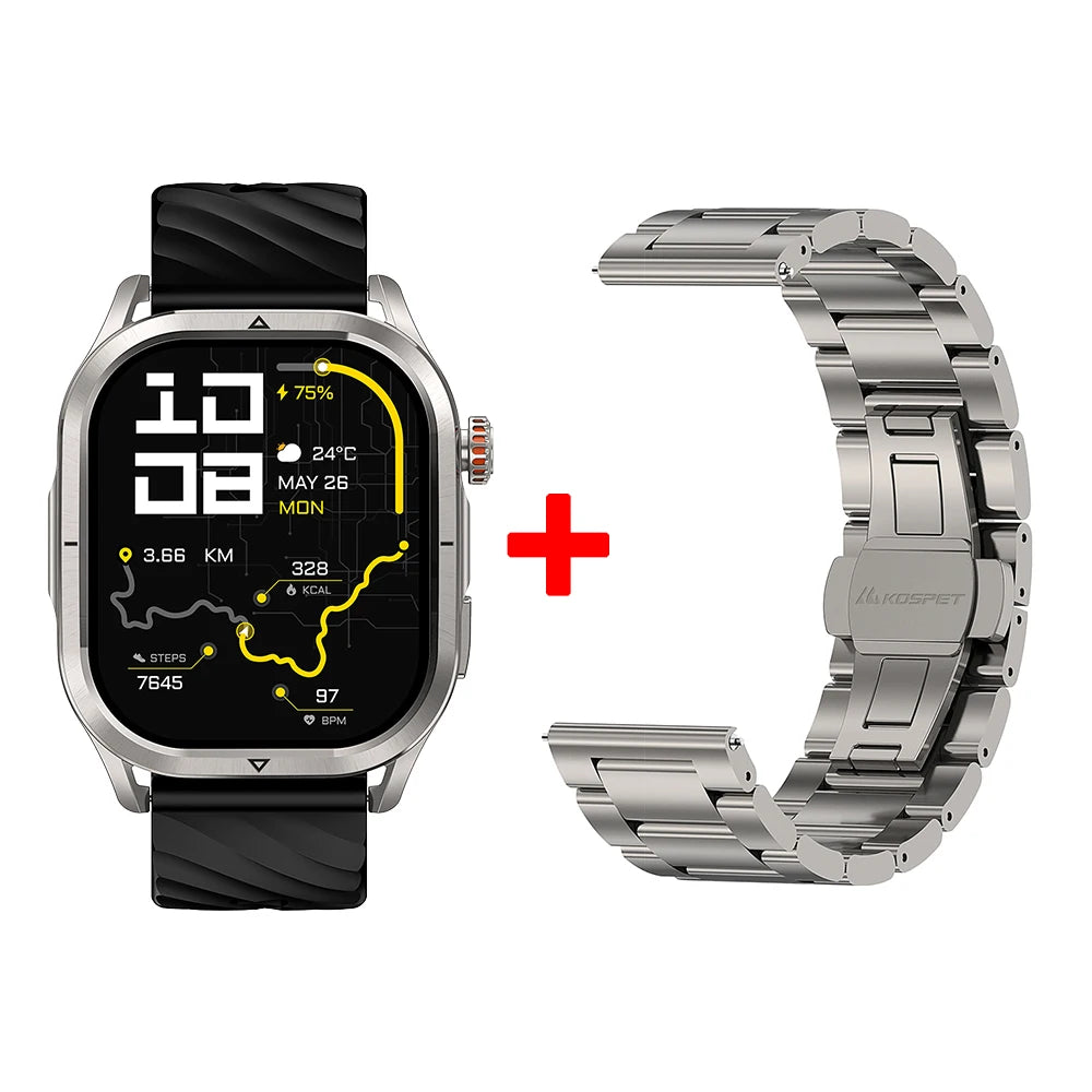 KOSPET Magic P10 GPS AMOLED Smartwatch With Dual Band GNSS