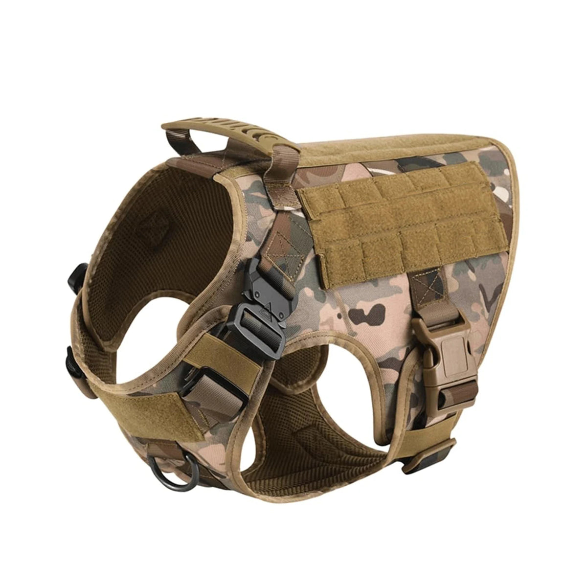 PetraVel Tactical Dog Harness With Quick Release Buckle