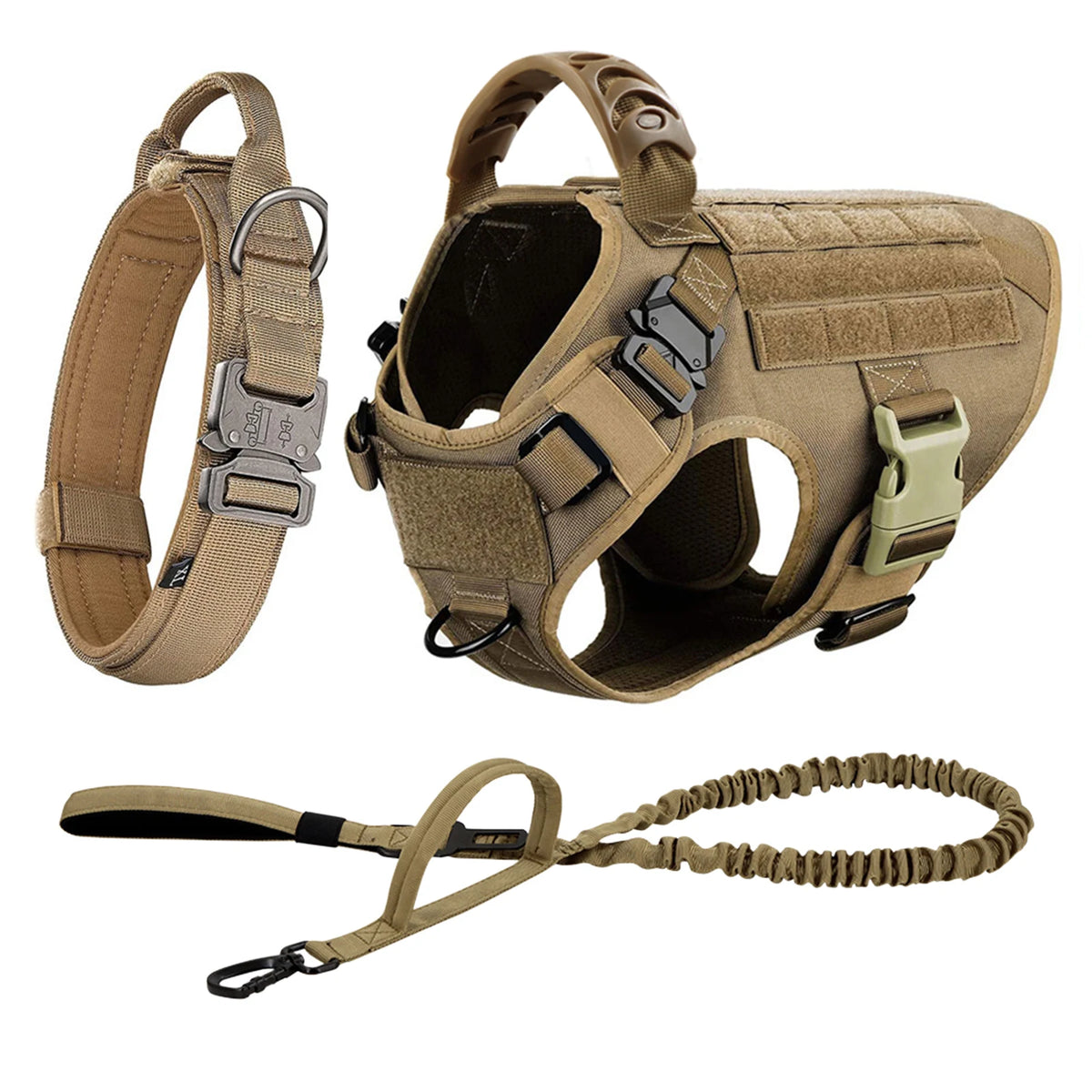 Petavel Nylon Dog Harness And Leash Set For Dogs Walking Vest