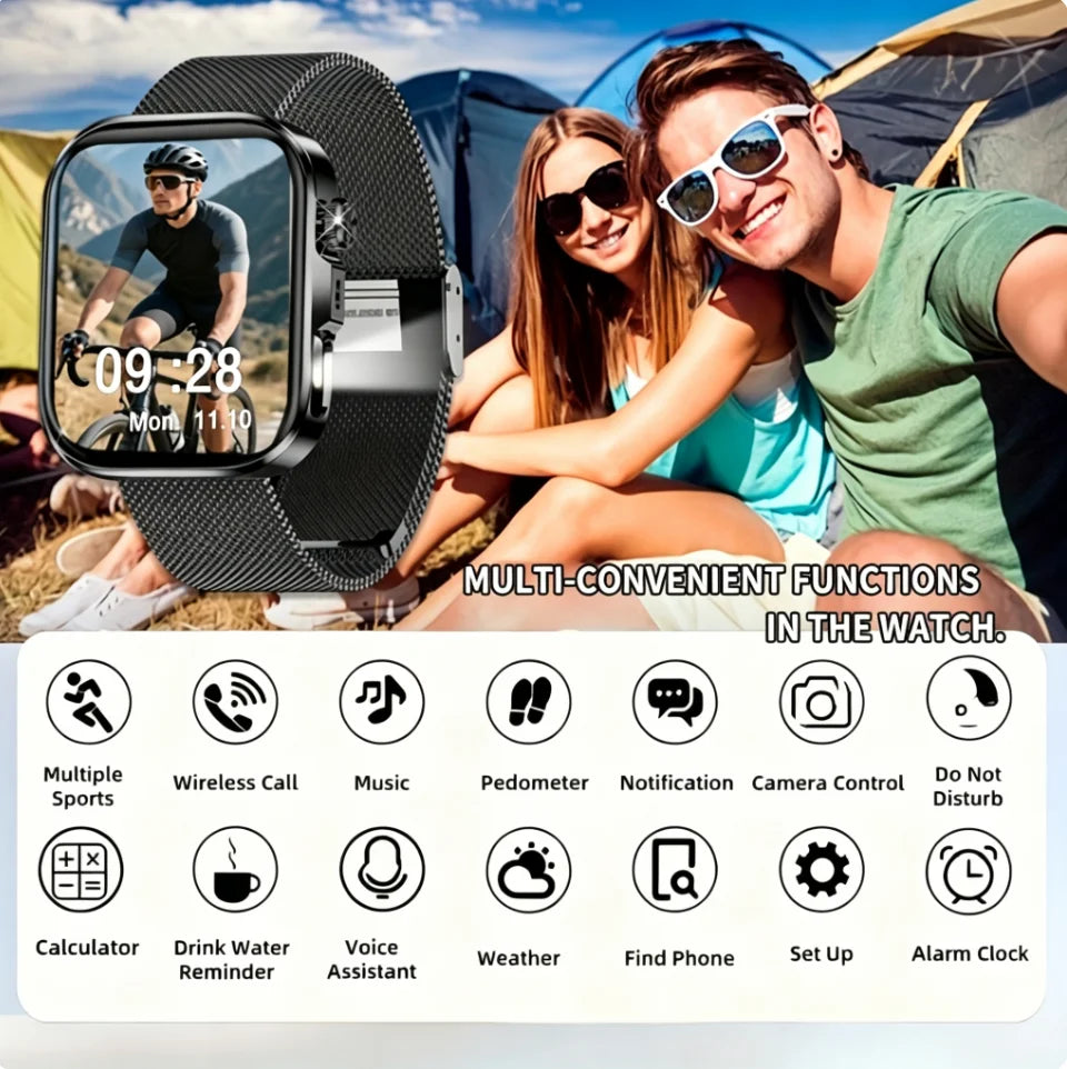 ERUN Smart Watch With Wireless Calling And Fitness Tracking