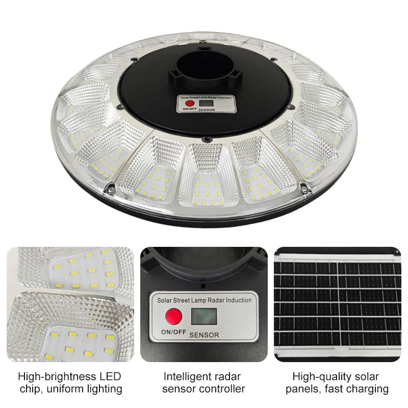 Morglad Outdoor Solar LED Garden Light IP44 Waterproof Yard Lamp
