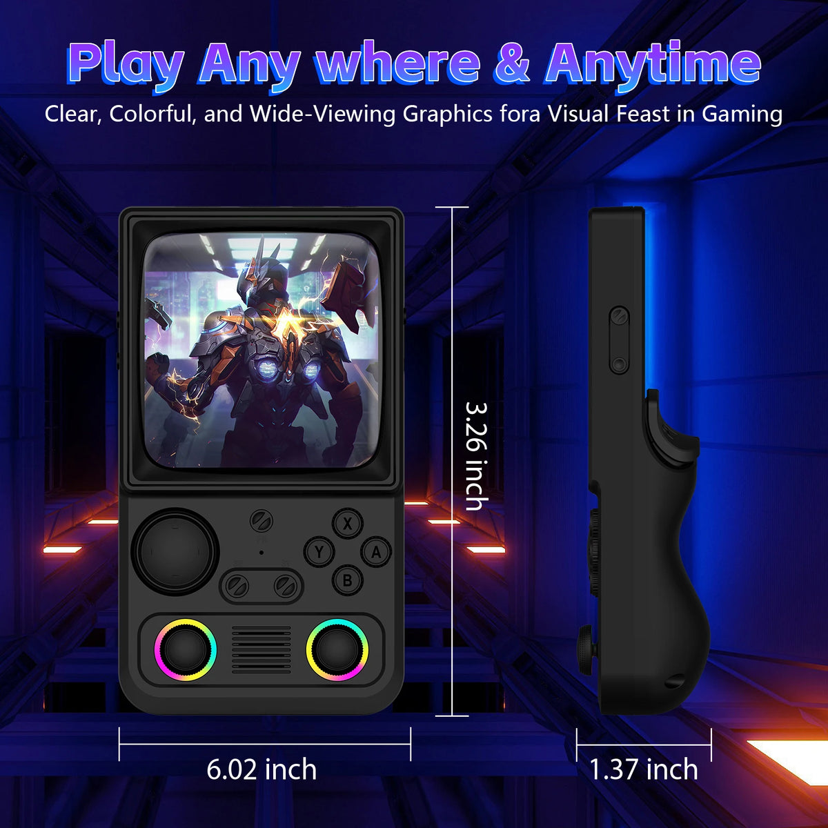 AISLPC RG40 MAX Portable Handheld Game Console With IPS Display