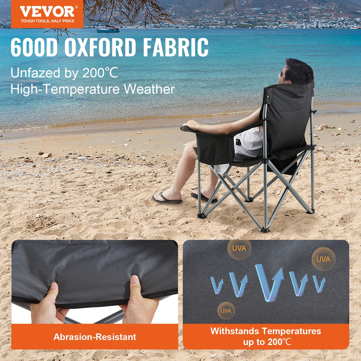 SucceBuy Portable Folding Camping Chair for Hiking and Outdoor Use