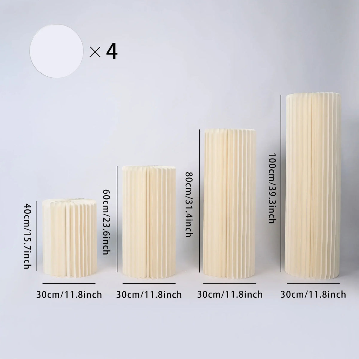 Round Roman Column Pedestal Stands Dessert Display Wedding Centerpieces