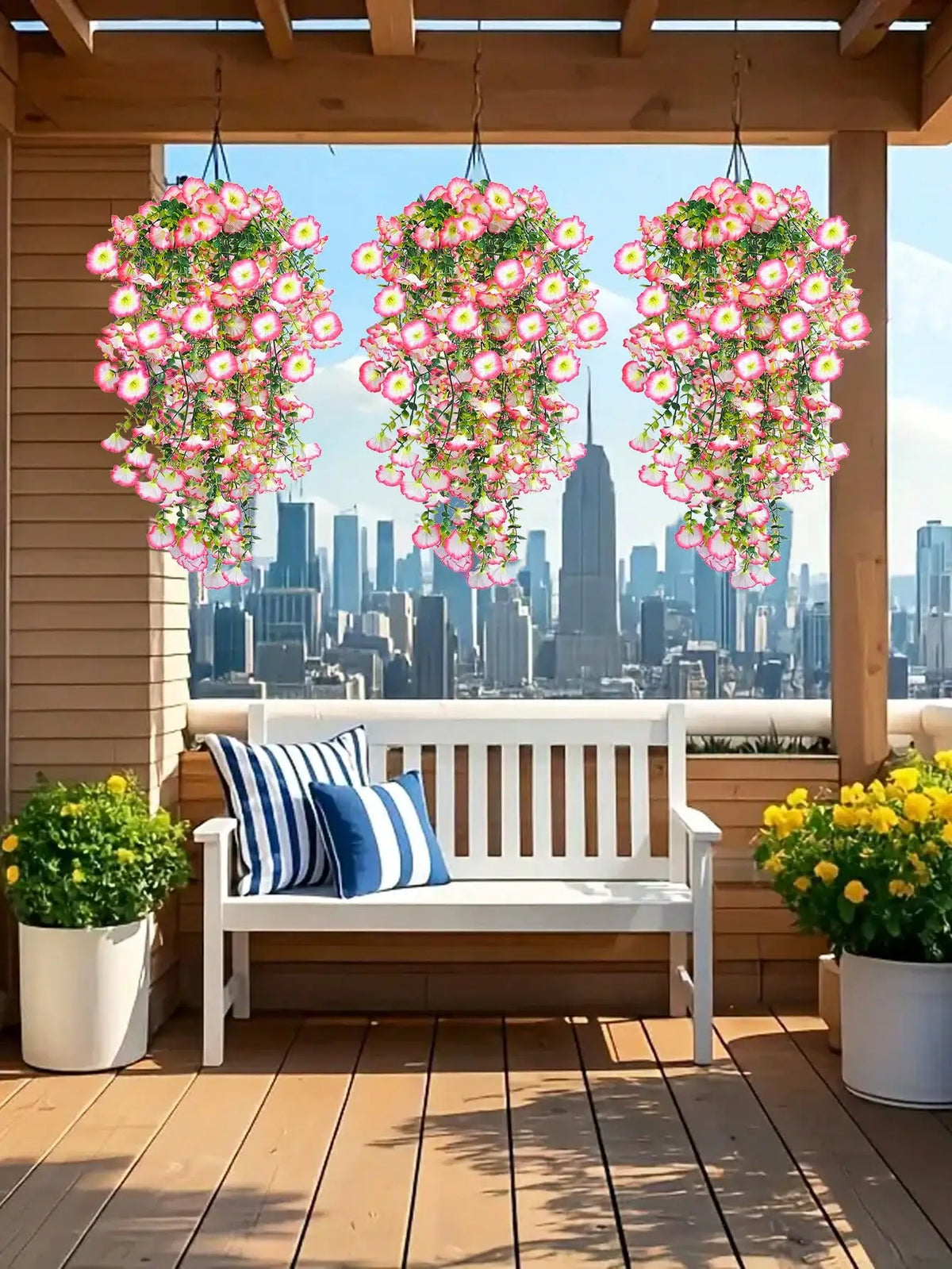 Artificial Eucalyptus Vine With UV Resistant Greenery For Outdoor Decor