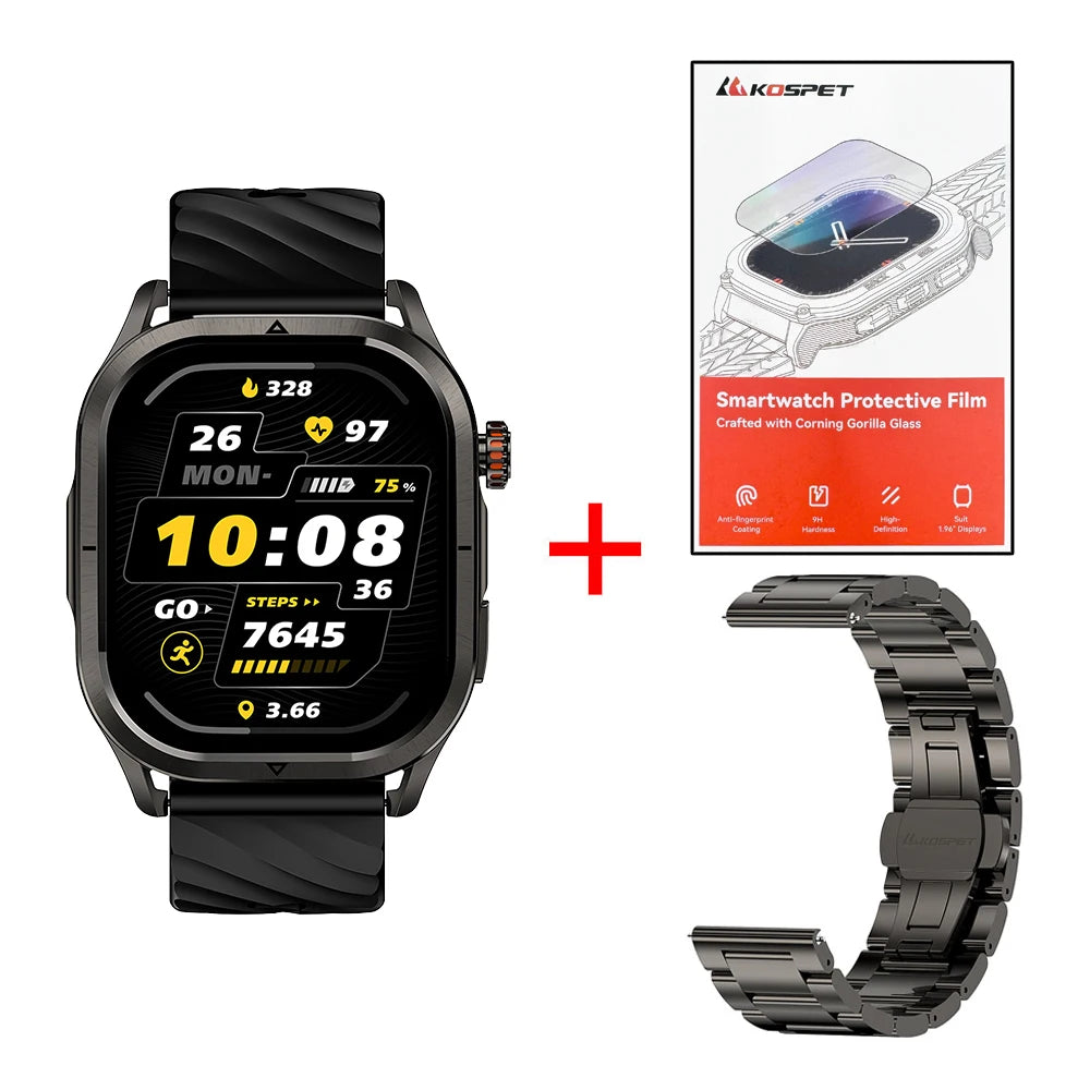 KOSPET Magic P10 GPS AMOLED Smartwatch With Dual Band GNSS