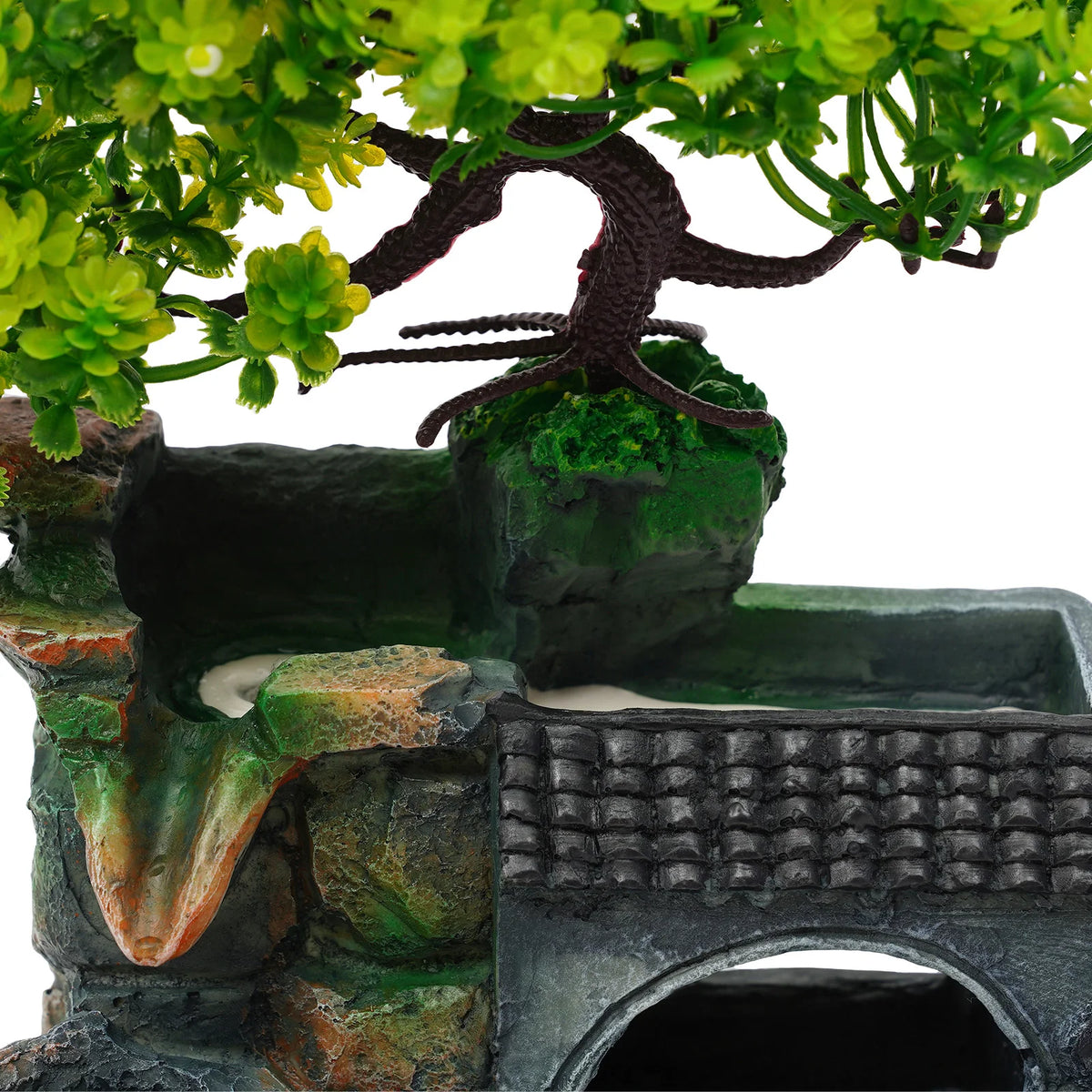 Bymaocar Flowing Water Tabletop Fountain For Home Office Desk Decor