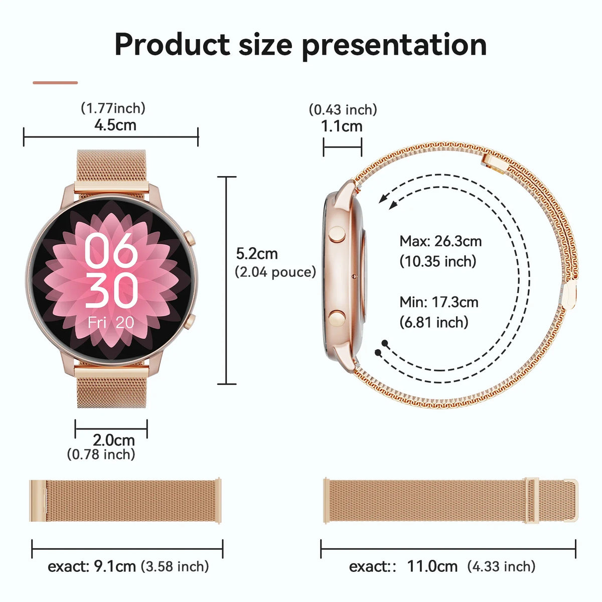 Bluetooth Calling Smartwatch With Fitness And Heart Rate SpO2 Tracking