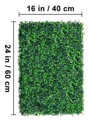 SucceBuy Artificial Boxwood Panels For Outdoor Wall Decor
