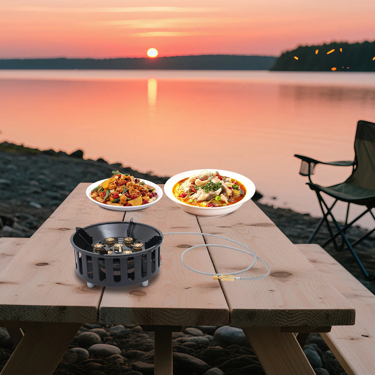 High Performance 21000W Portable Butane Propane Camping Stove