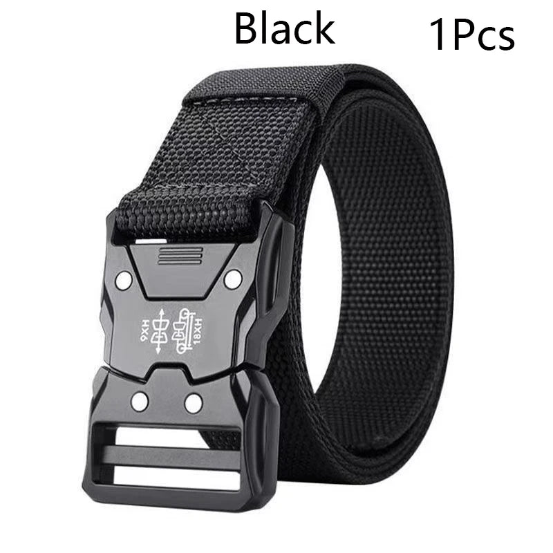Quick Release Tactical Belt For Outdoor Sports And Everyday Wear