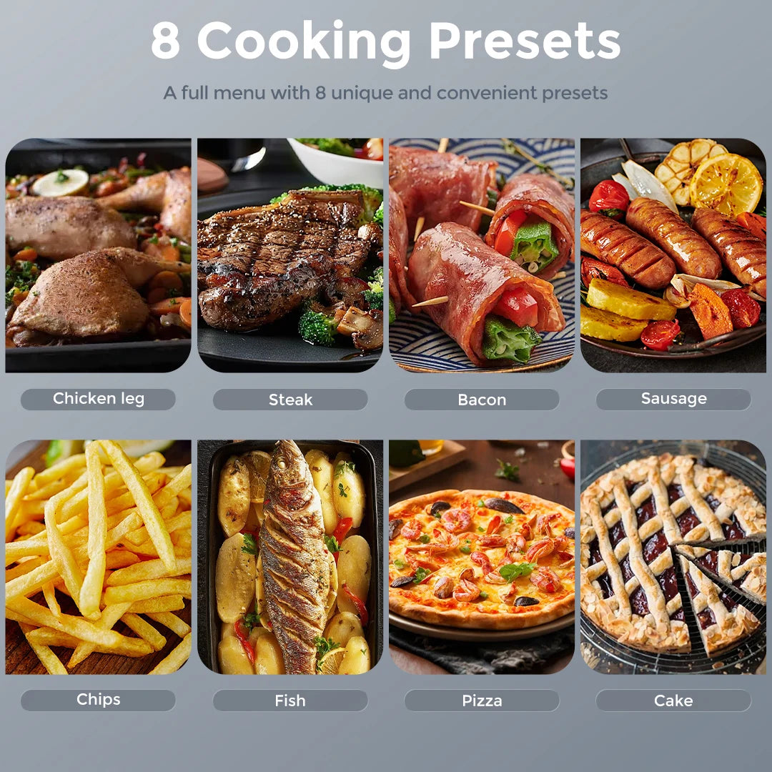 SEJOY Multifunction Air Fryer Oven for Frying Roasting and Baking