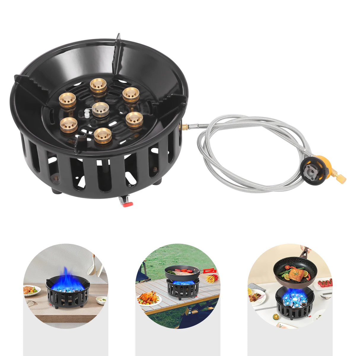 High Performance 21000W Portable Butane Propane Camping Stove