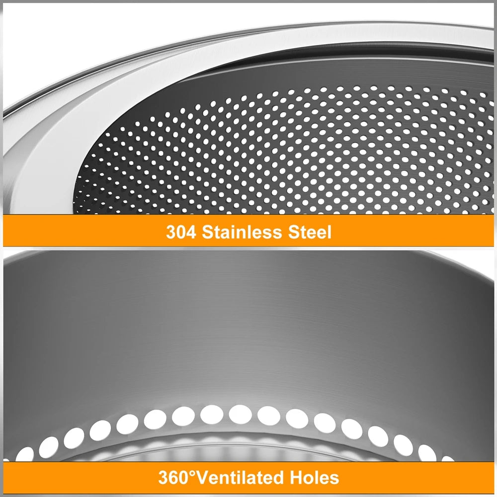 Unho Portable Smokeless Fire Pit For Camping And Outdoor BBQ