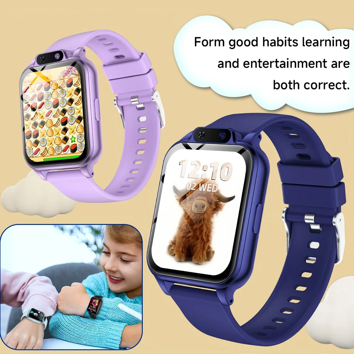 ERUN Sports Smartwatch With Wireless Calling And Fitness Tracking