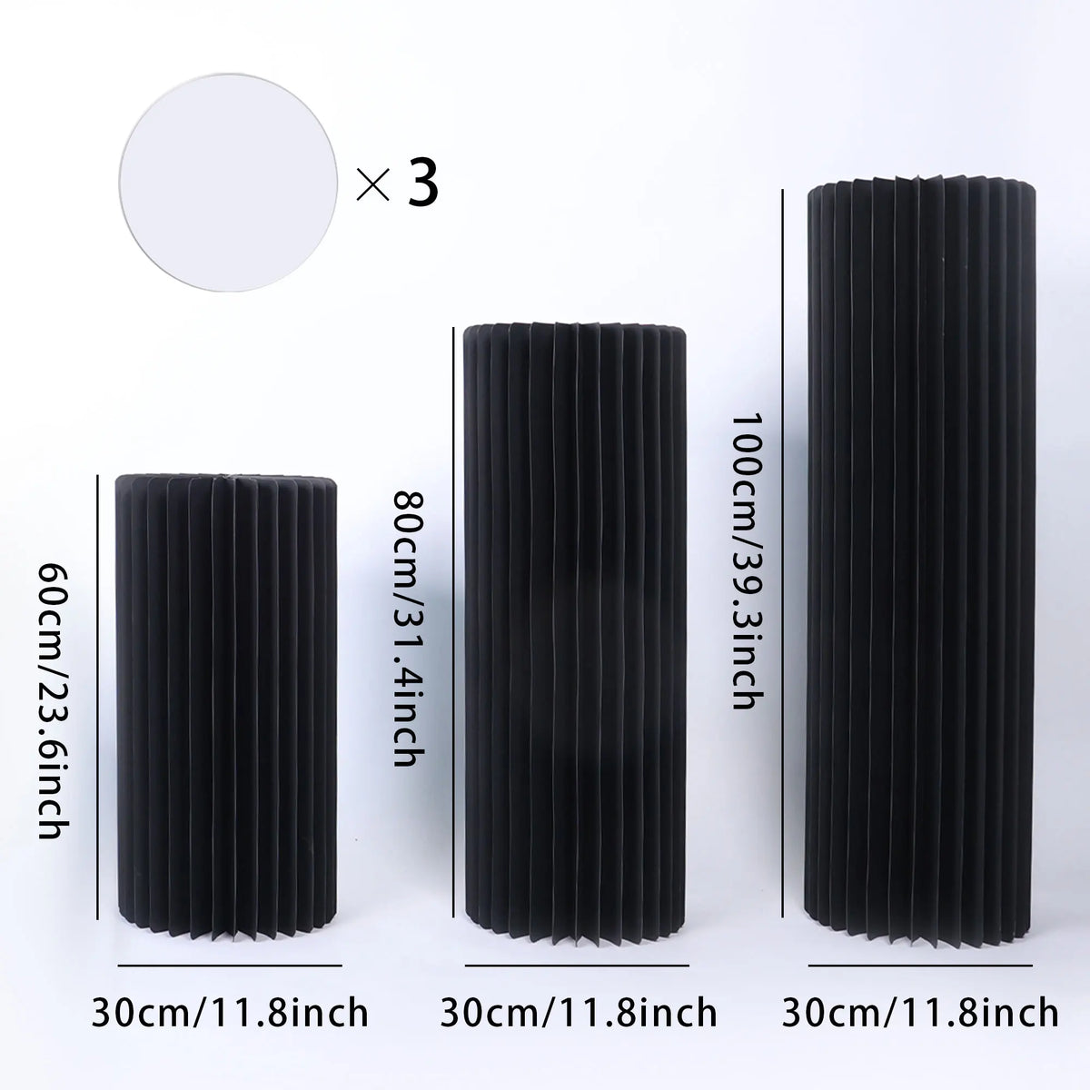 Round Roman Column Pedestal Stands Dessert Display Wedding Centerpieces